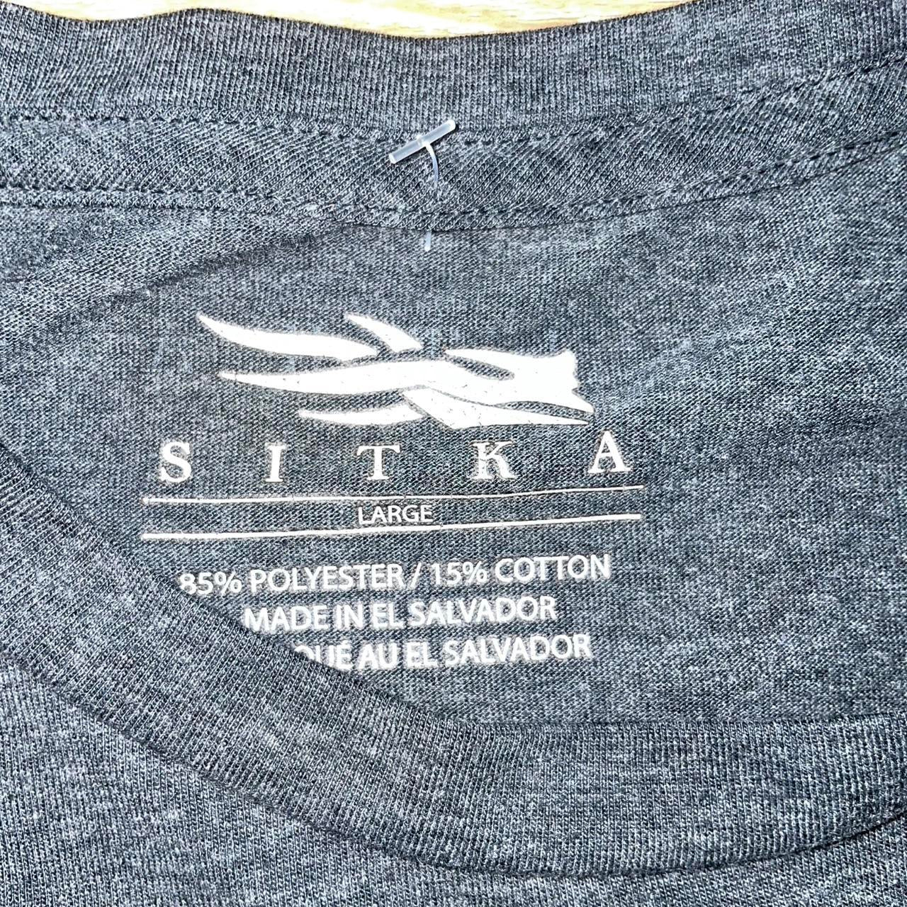 Sitka Logo Tee | Performance Outdoor Shirt | Large