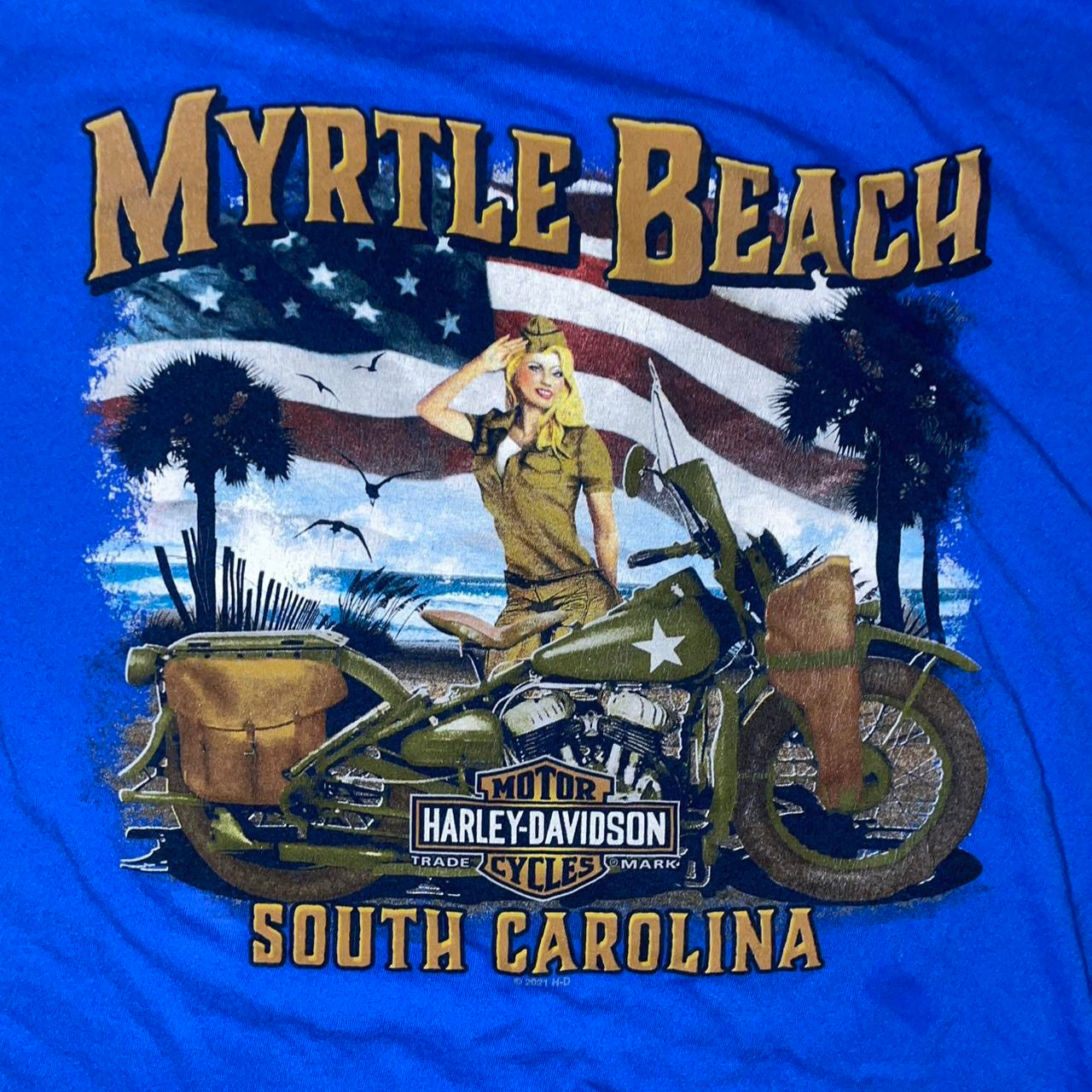 Myrtle Beach Harley-Davidson Tee | Vintage 2XL | USA Graphic