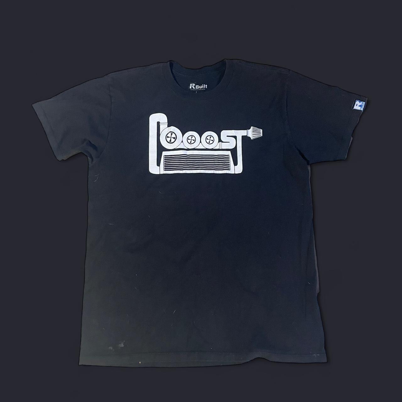 Black Boost Racing graphic tee
