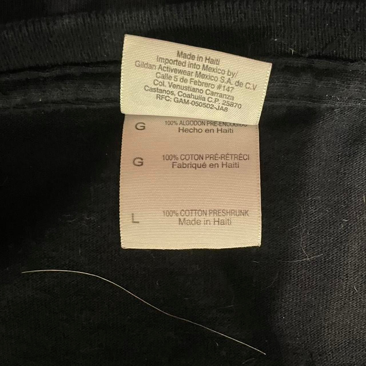 Metallica 2010 tour shirt