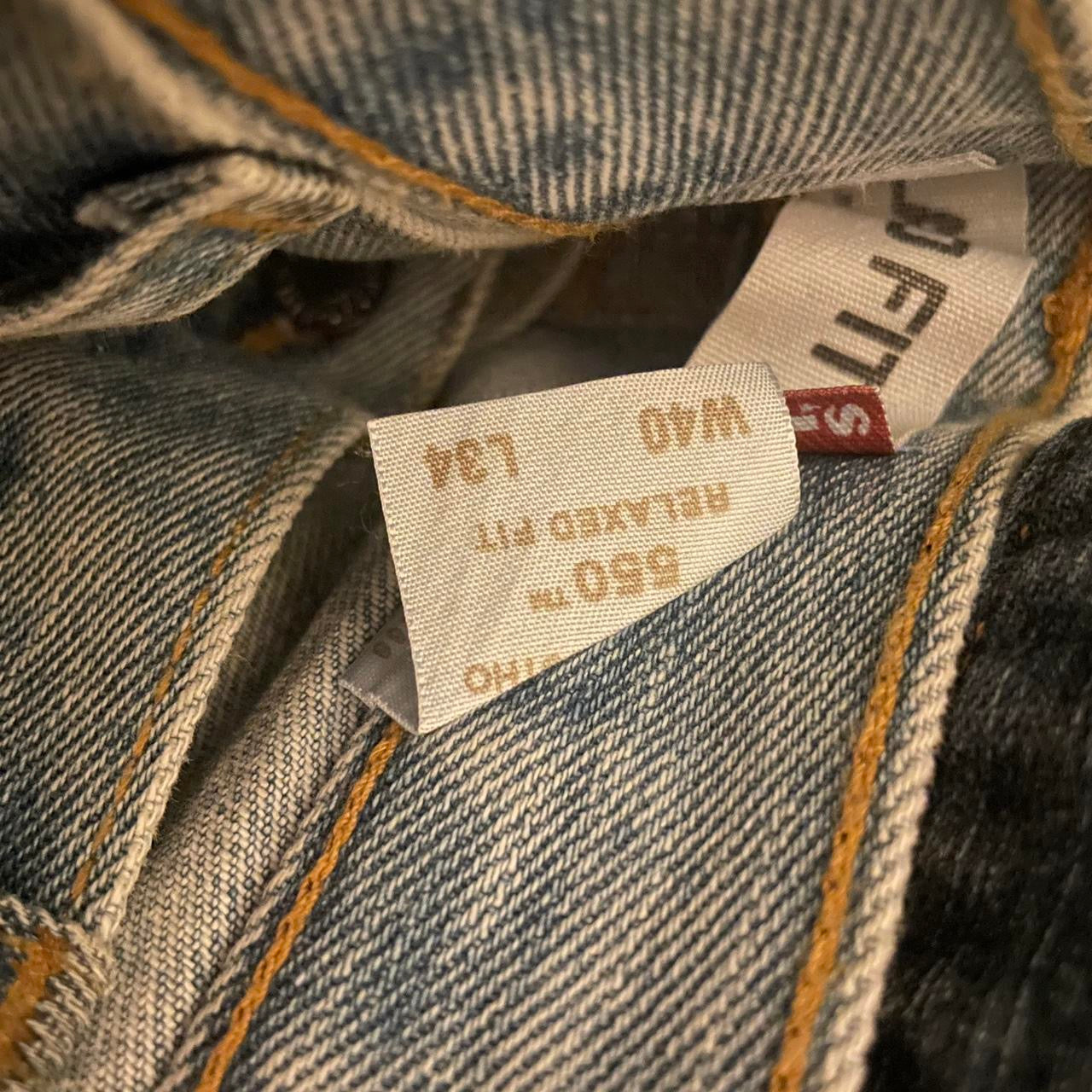 Levi's 550 denim jeans