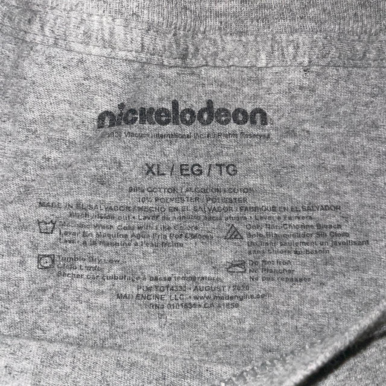 Vintage Nickelodeon Cartoon Tee | 90s/2000s Retro Characters | Gray