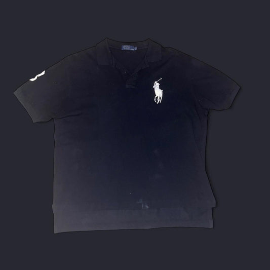 Vintage Y2K Polo Ralph Lauren Big Pony Polo Shirt – Black (XL)