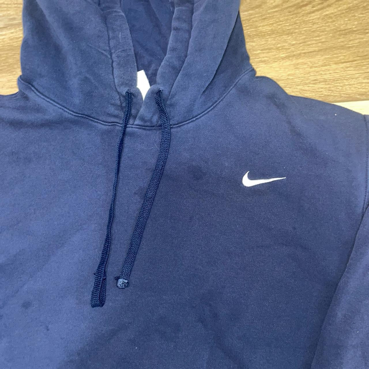 Vintage Nike Essential Navy Hoodie | Minimalist Y2K Streetwear XXL