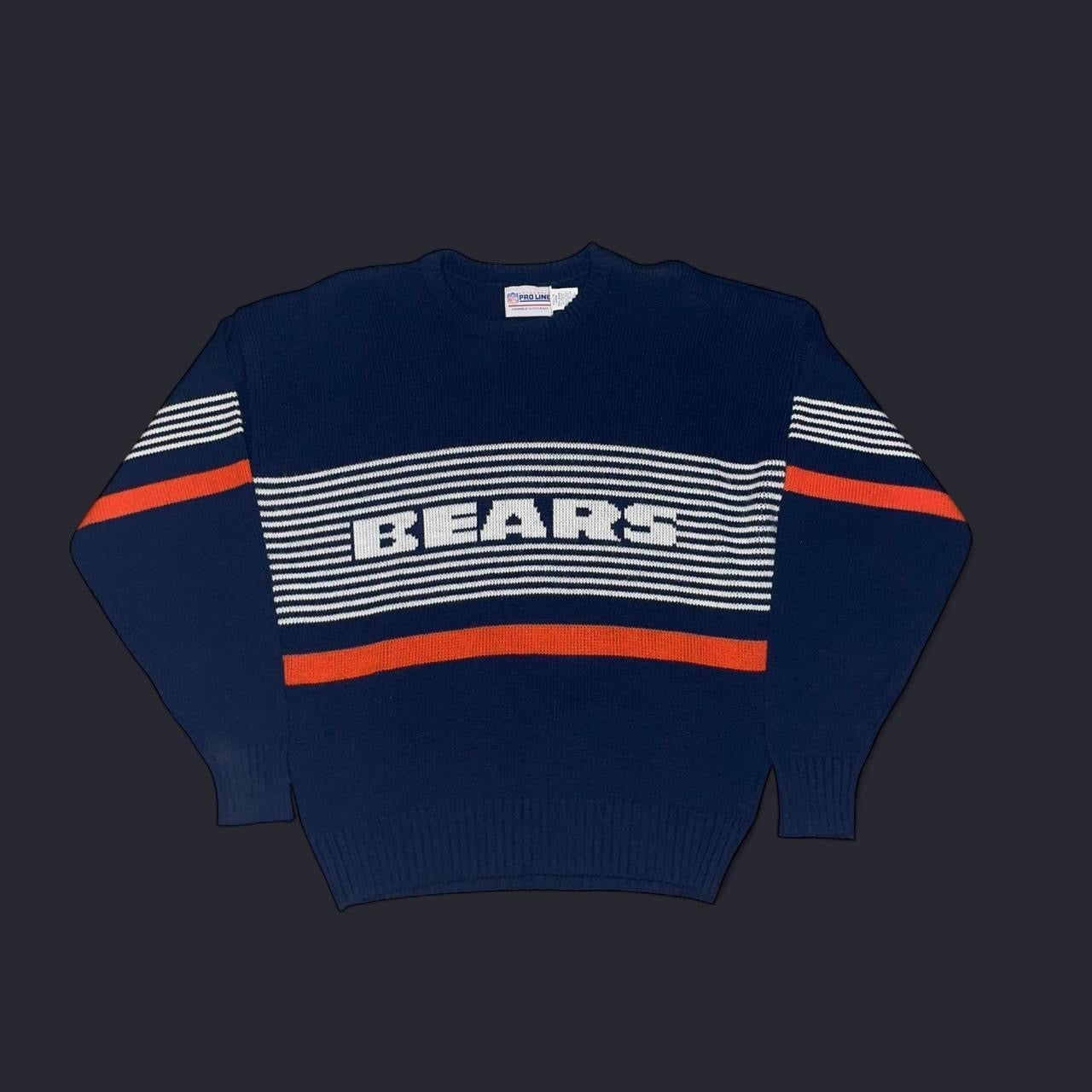 Vintage Chicago Bears NFL Sweater | Cliff Engle | Y2K Retro Sportswear | Large