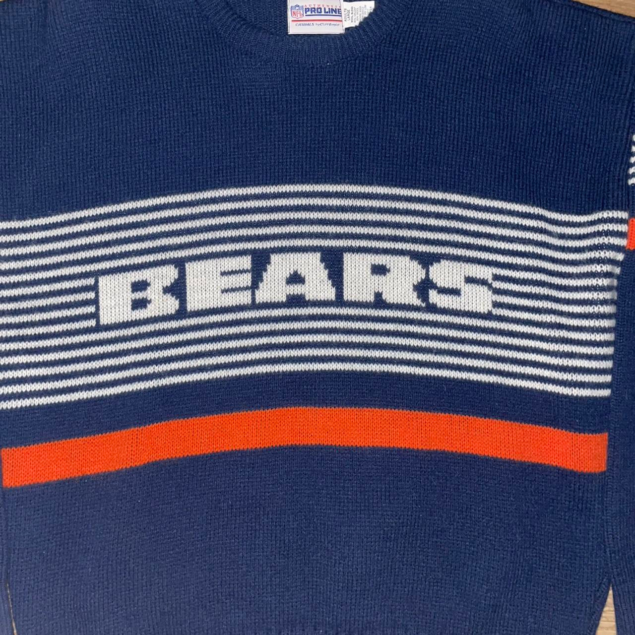 Vintage Chicago Bears NFL Sweater | Cliff Engle | Y2K Retro Sportswear | Large