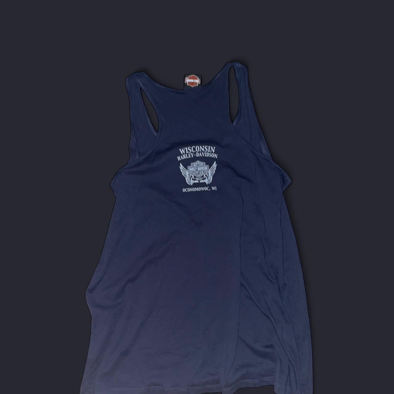 Y2K Harley-Davidson Tank Top | Eagle Graphic | Vintage Biker Style