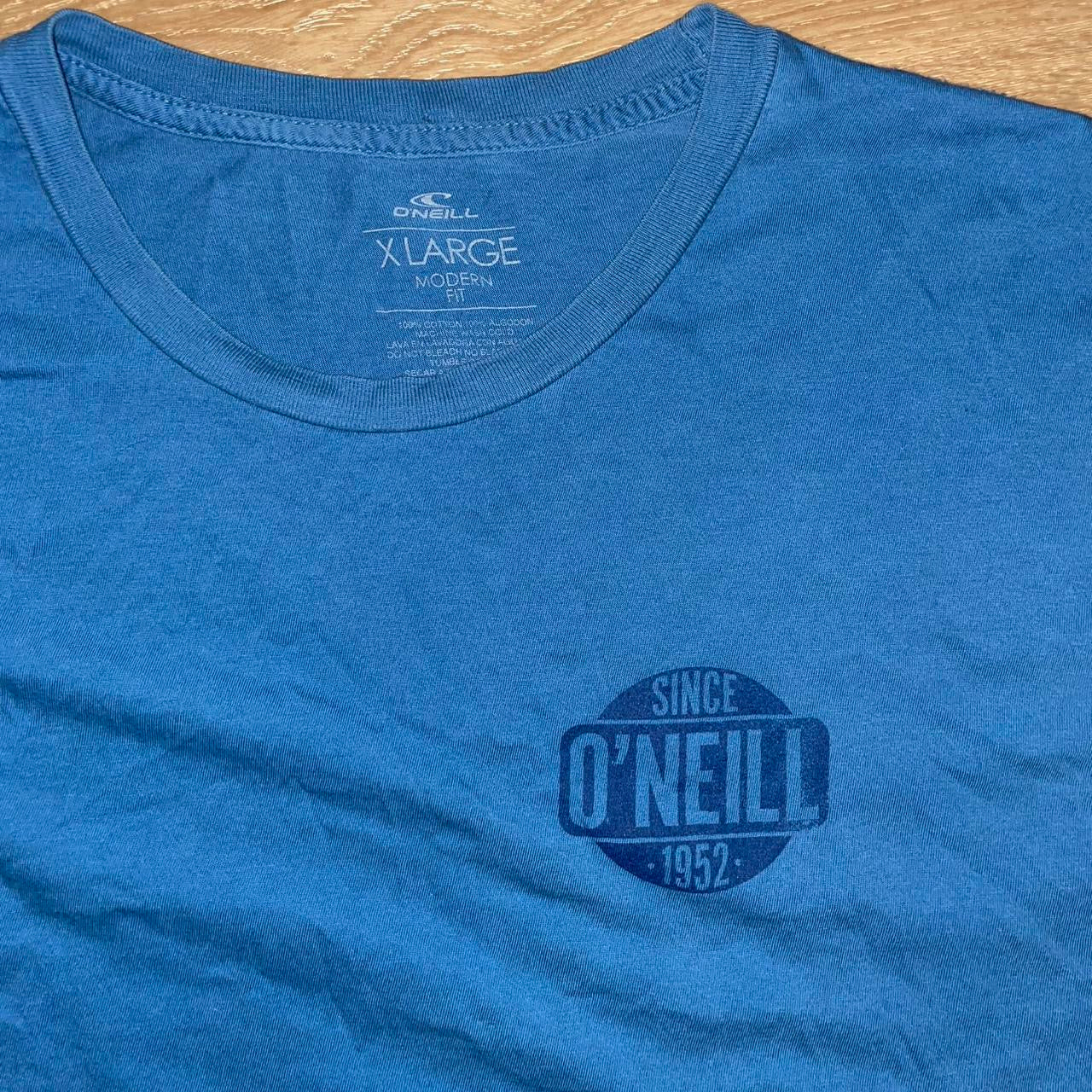 Vintage O’Neill Surf Tee 1952 Logo – Blue – XL – Y2K Skate Surf Style