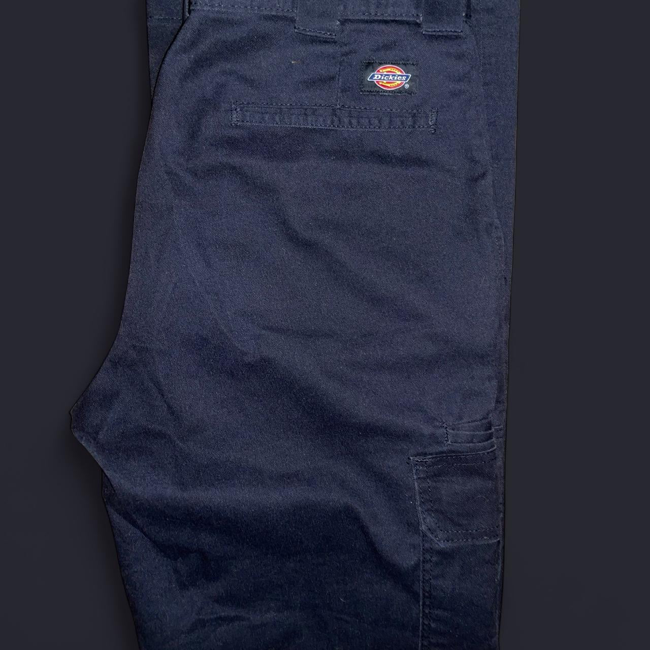 Vintage Dickies Workwear Cargo Pants – Navy Blue – Y2K Utility Style