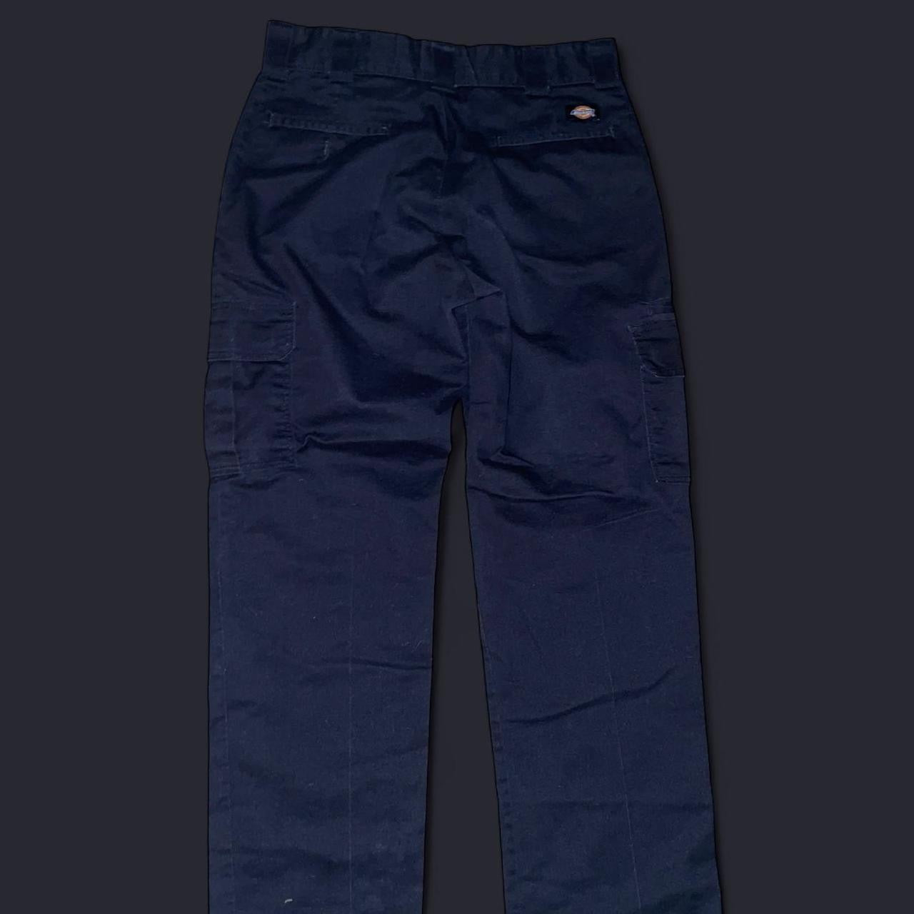 Vintage Dickies Workwear Cargo Pants – Navy Blue – Y2K Utility Style