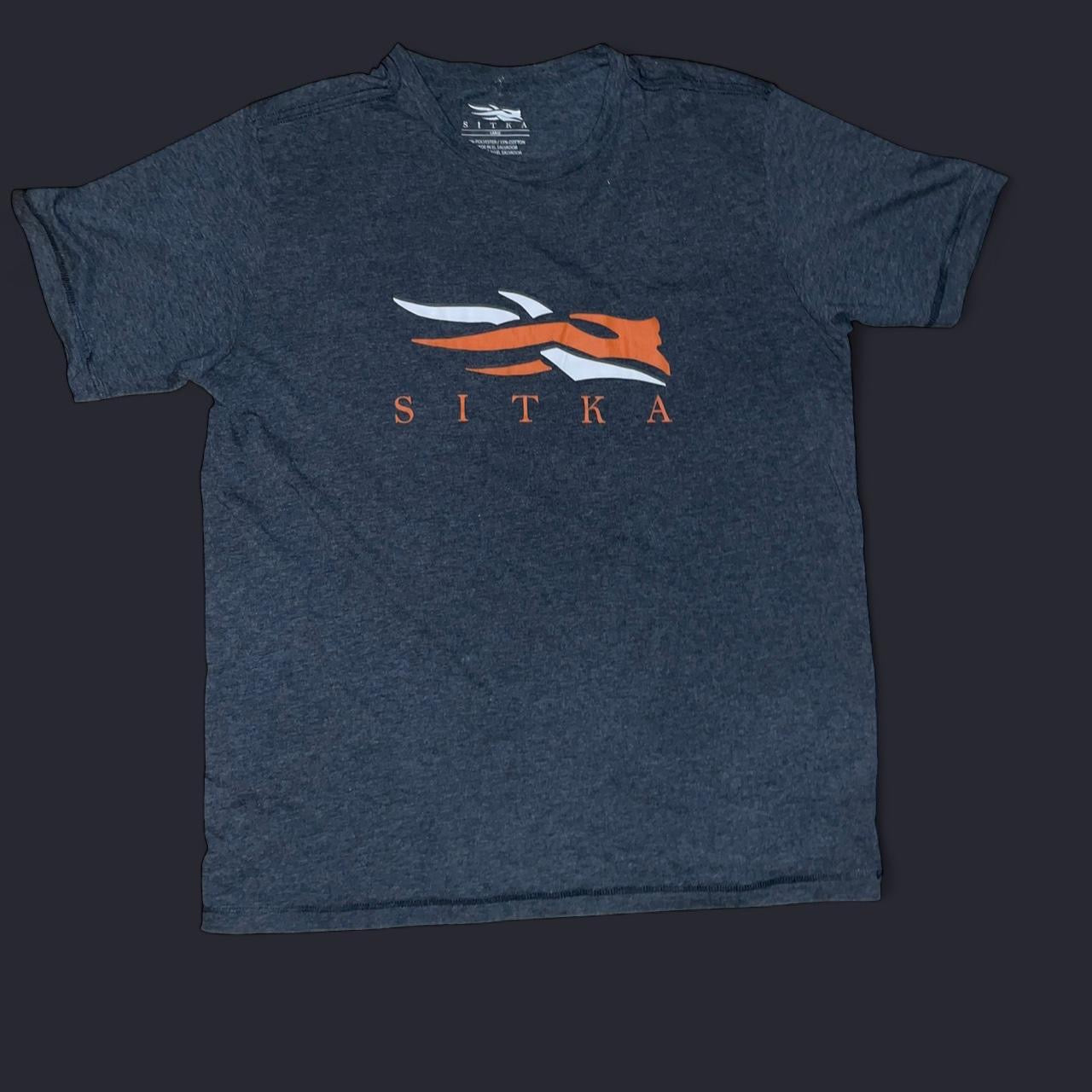 Sitka Logo Tee | Performance Outdoor Shirt | Large
