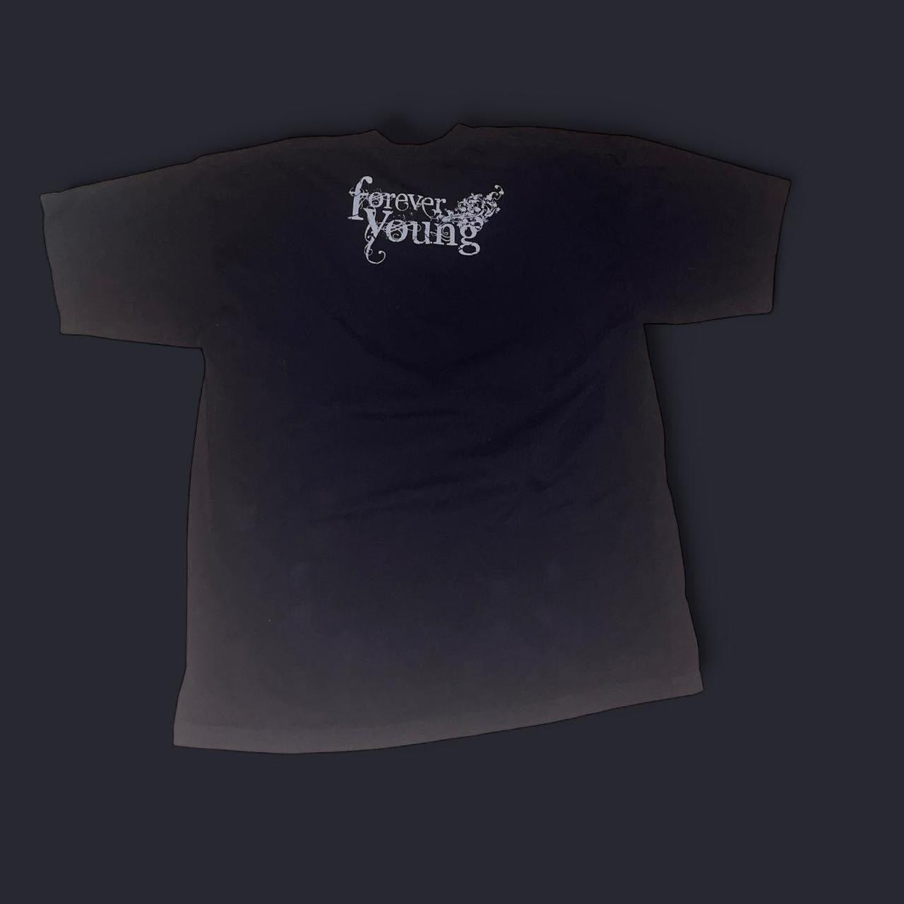 Vintage Y2K Marilyn Monroe ￼Tattooed Angel “Forever Young” Graphic Tee | Gothic Angel Design