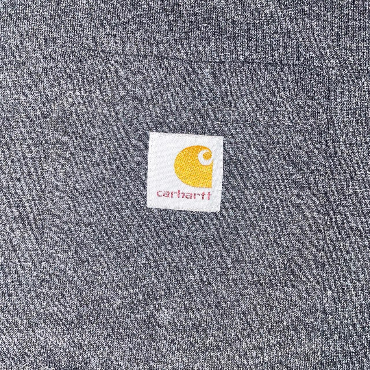 Vintage Carhartt Pocket Tee | Heather Navy Original Fit Workwear T-Shirt