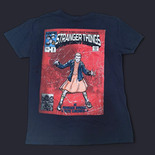 Vintage Stranger Things Comic Tee | Y2K Graphic T-Shirt