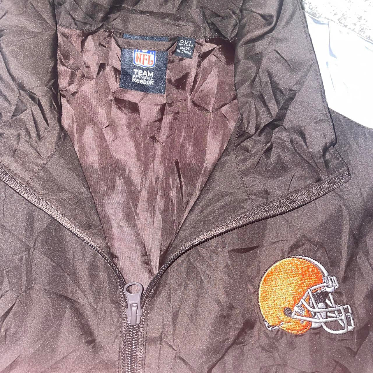 Vintage Cleveland Browns NFL Reebok Windbreaker Jacket – Size 2XL